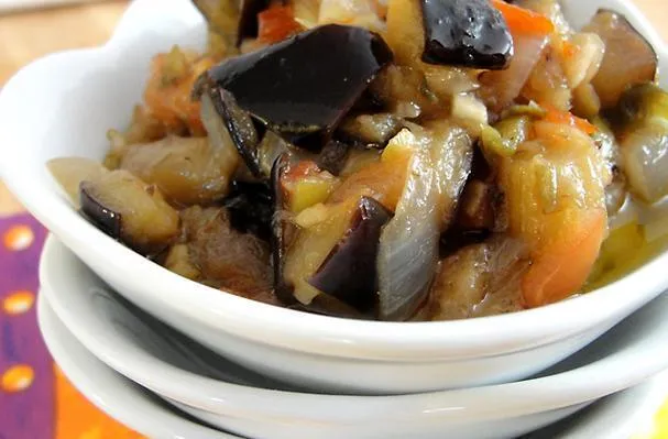 La Nonna's søde og syrlige aubergine dip
