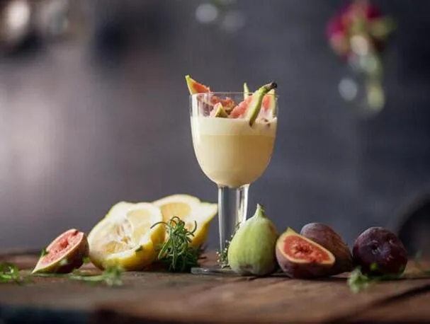 Sabayon med Prosecco og Figner